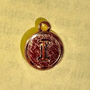“I” Charm jewelry making Necklace bracelet ring baubles keychain ID tag lanyard